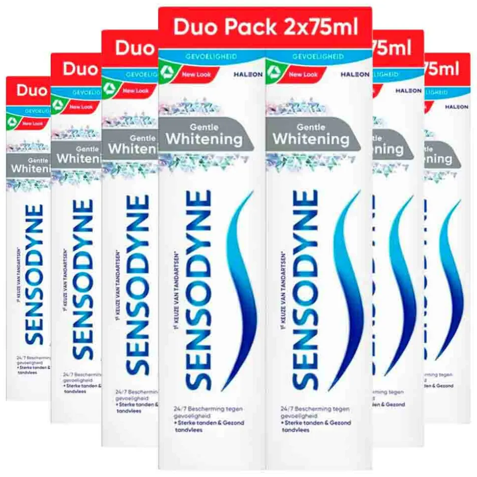 6x Sensodyne Tandpasta Gentle Whitening Duo 2 x 75 ml