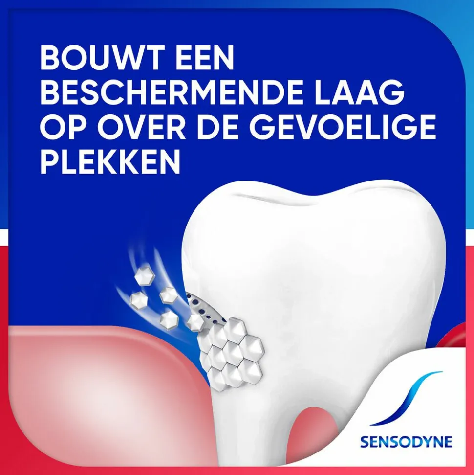 6x Sensodyne Tandpasta Gevoeligheid & Tandvlees Original 75 ml
