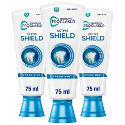 3x Sensodyne Tandpasta ProGlasur Active Shield Fresh Mint 75 ml