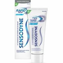 3x Sensodyne Tandpasta Rapid Relief Mint 75 ml