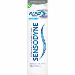 3x Sensodyne Tandpasta Rapid Relief Mint 75 ml