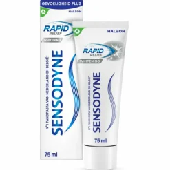 3x Sensodyne Tandpasta Rapid Relief Whitening 75 ml