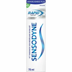 3x Sensodyne Tandpasta Rapid Relief Whitening 75 ml