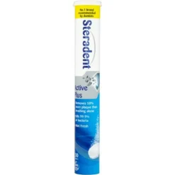 6x Steradent Kunstgebit Reinigingstabletten Active Plus 30 tabletten