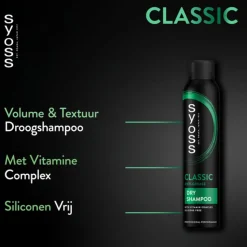 6x Syoss Anti-Grease Droogshampoo 200 ml