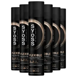 6x Syoss Hold & Flex Haarspray 300 ml