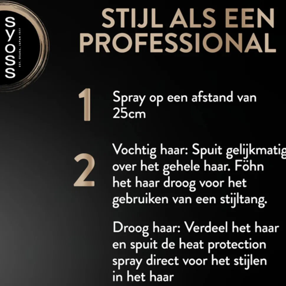 6x Syoss Keratin Heatprotection Spray 200 ml