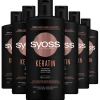 6x Syoss Keratin Shampoo 440 ml