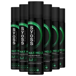 6x Syoss Max Hold Haarspray 300 ml