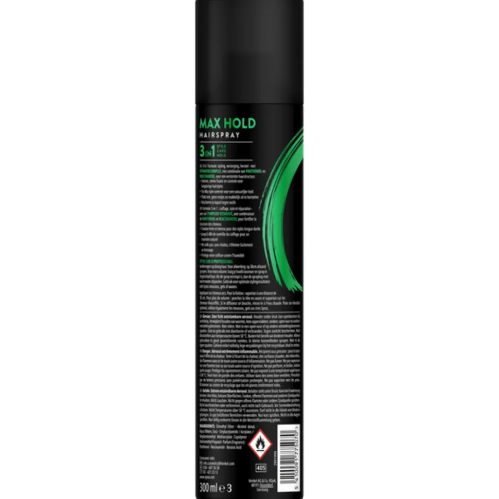 6x Syoss Max Hold Haarspray 300 ml