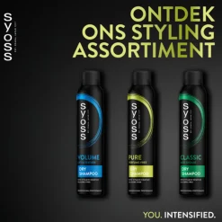 6x Syoss Pure Fresh Droogshampoo 200 ml