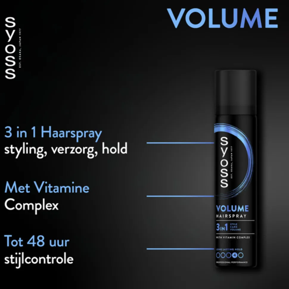 6x Syoss Volume Haarspray 300 ml