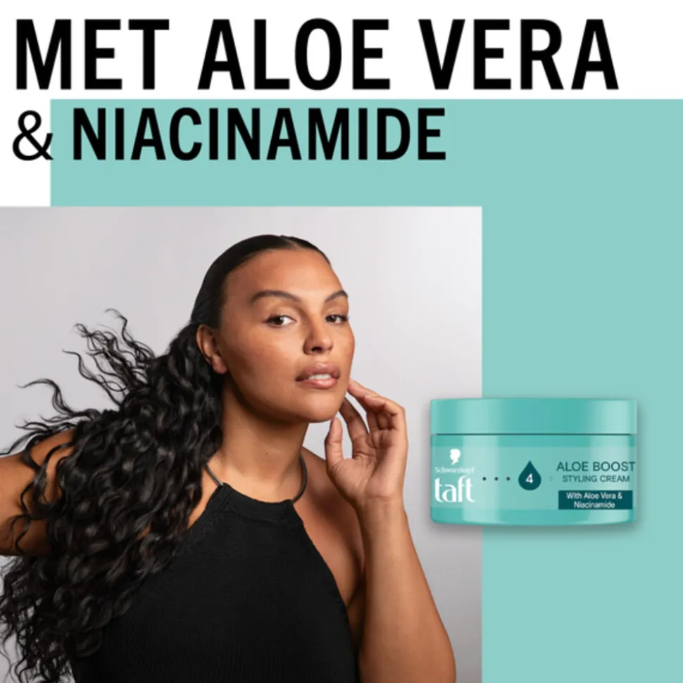 6x Taft Aloe Boost Haarcrème 100 ml