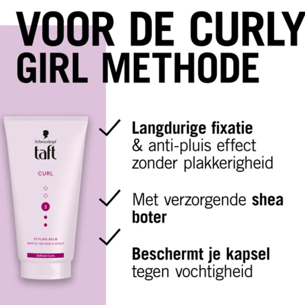 6x Taft Curl Styling Balm 150 ml