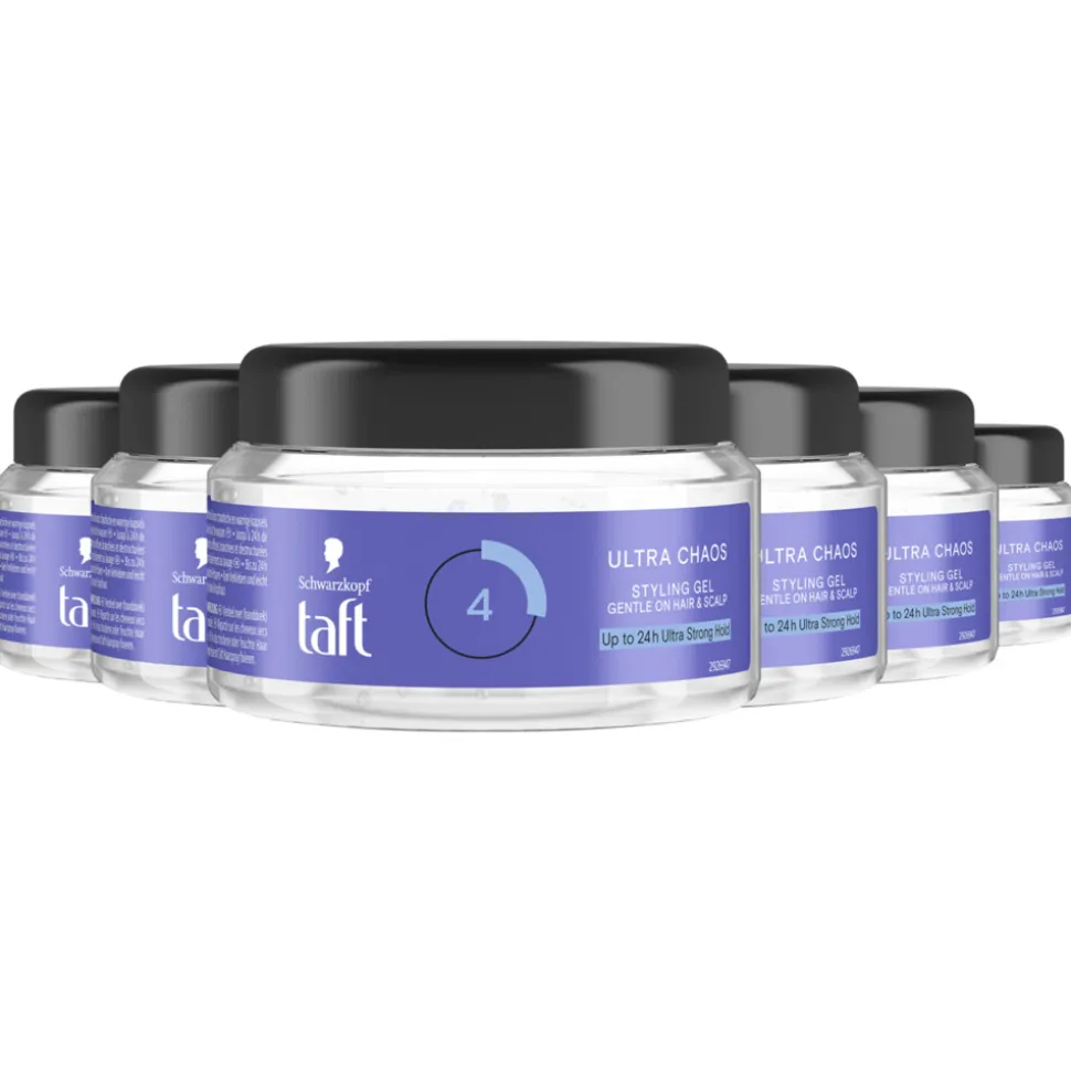 6x Taft Gel Ultra Chaos Power 250 ml