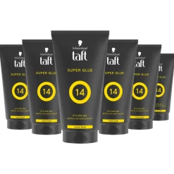 6x Taft Men Power Gel Super Glue Hold 14 150 ml