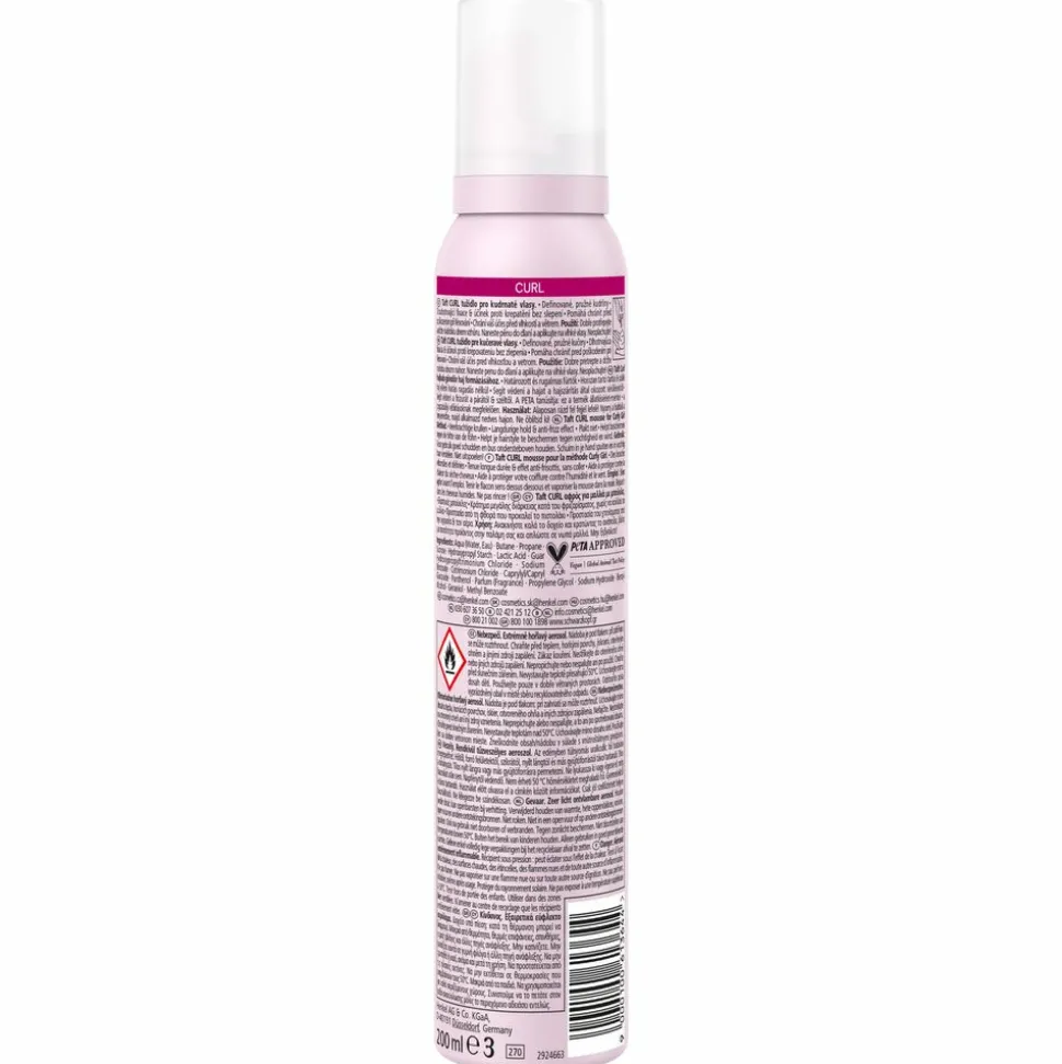 6x Taft Styling Mousse Curl 200 ml