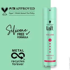 6x Taft True Volume Haarspray Mega Strong 250 ml