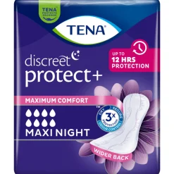 6x TENA Discreet Maxi Night 12 stuks