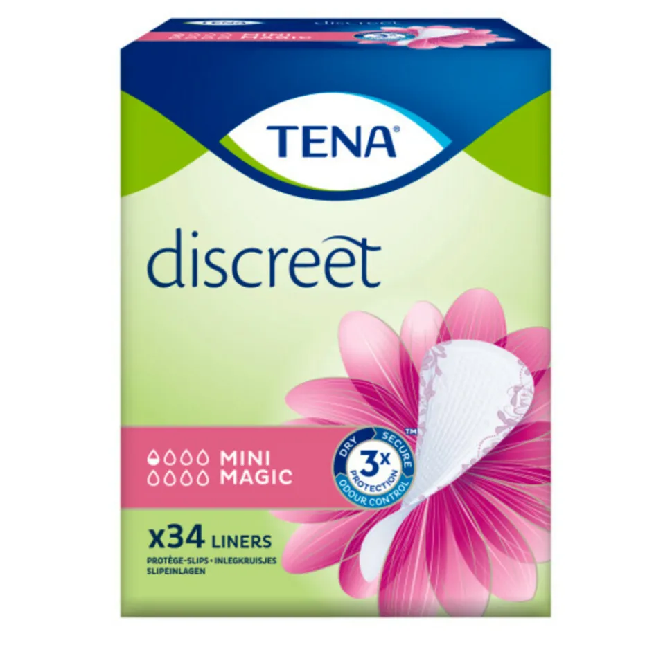 6x TENA Discreet Mini Magic 34 stuks