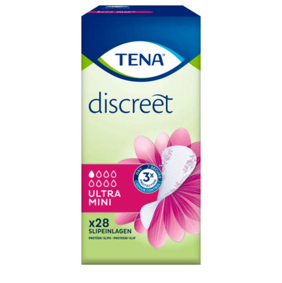 3x TENA Discreet Ultra Mini 28 stuks