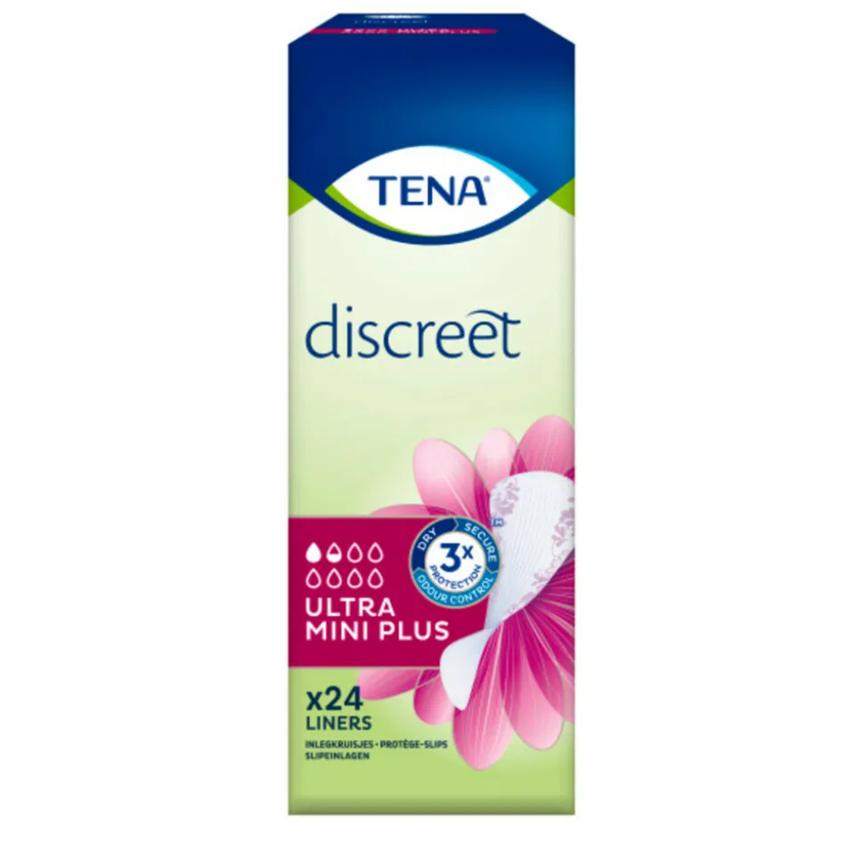 3x TENA Discreet Ultra Mini Plus 24 stuks
