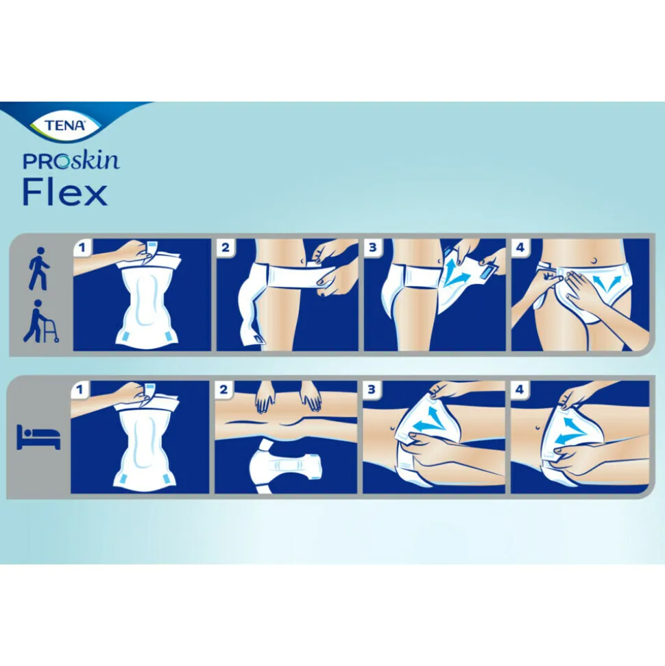 3x TENA Proskin Flex Maxi XL 21 stuks