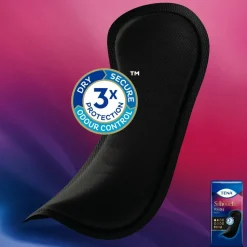 3x TENA Silhouette Pads Black Mini 18 stuks