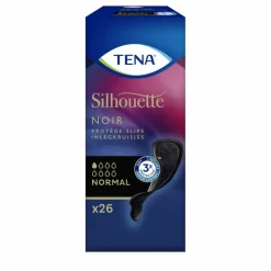 3x TENA Silhouette Pads Black Normal 26 stuks