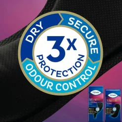 3x TENA Silhouette Pads Black Normal 26 stuks