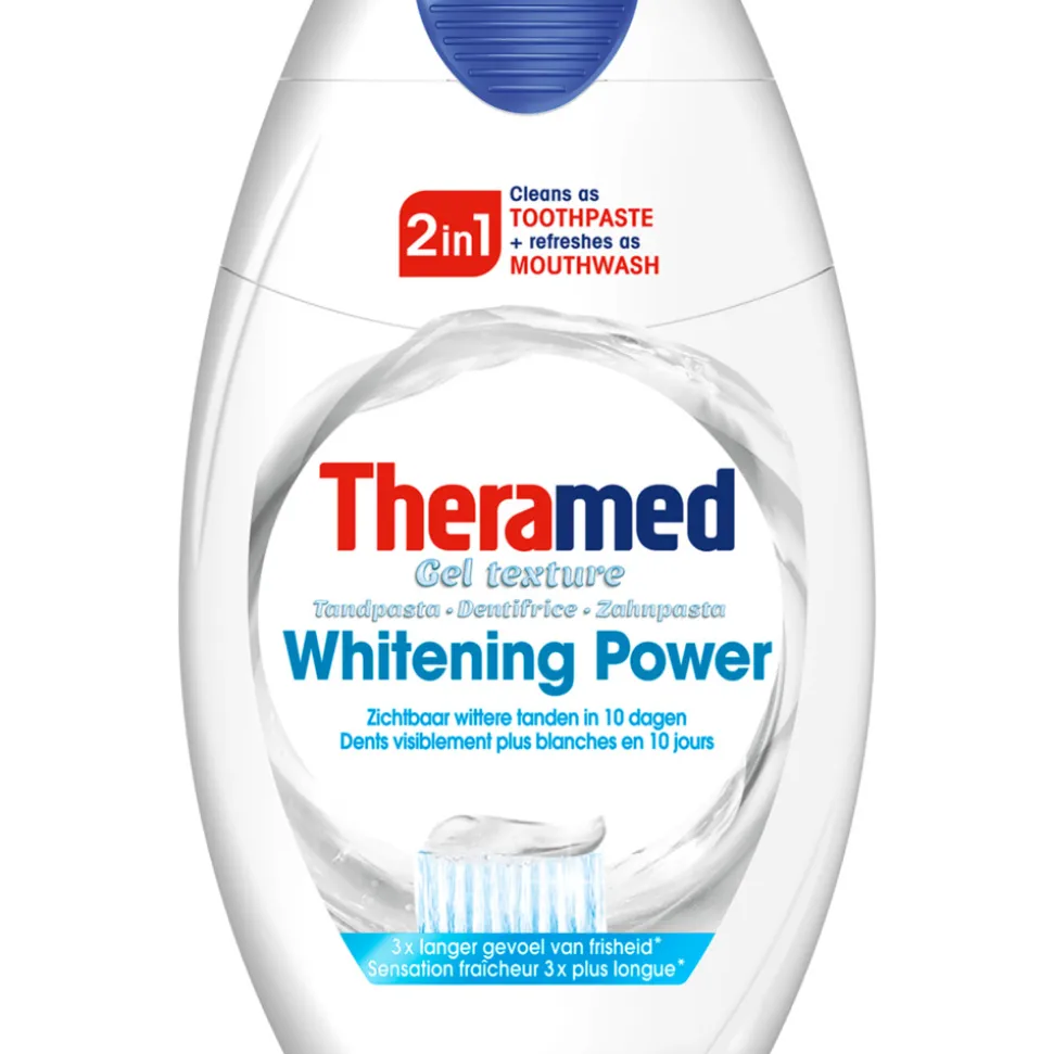 6x Theramed Tandpasta 2in1 Whitening Power 75 ml