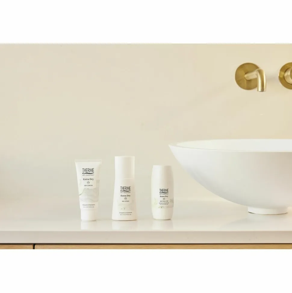 6x Therme Anti-Transpirant Extra Dry Zen White Lotus Roller 60 ml