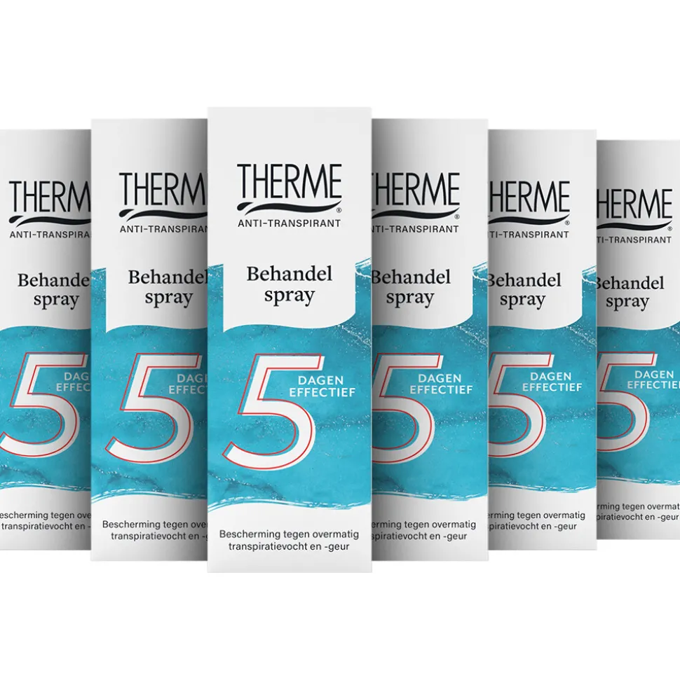 6x Therme Anti-Transpirant 5 Dagen Behandelspray 25 ml