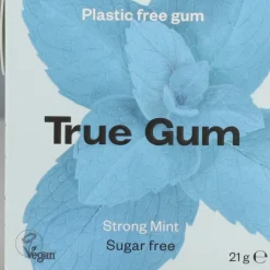 6x True Gum Strong Mint Sugarfree 21 gr