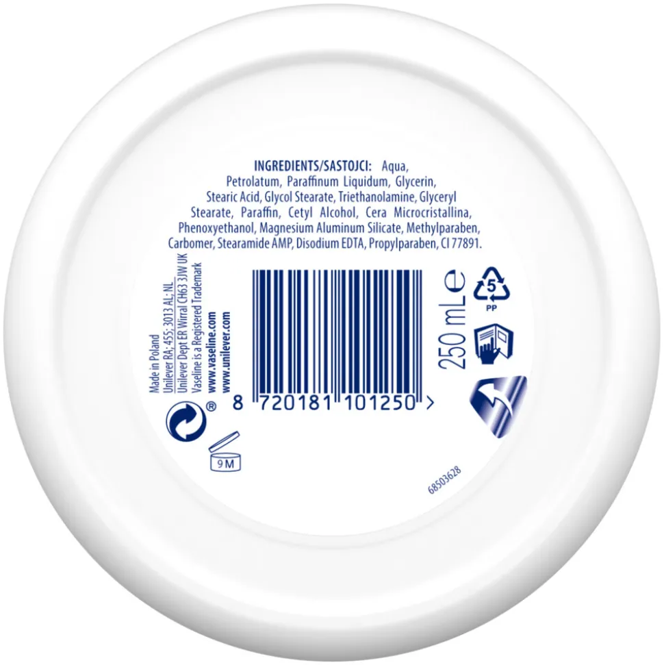 6x Vaseline Body Balm Expert Care Healing Dry Skin 250 ml