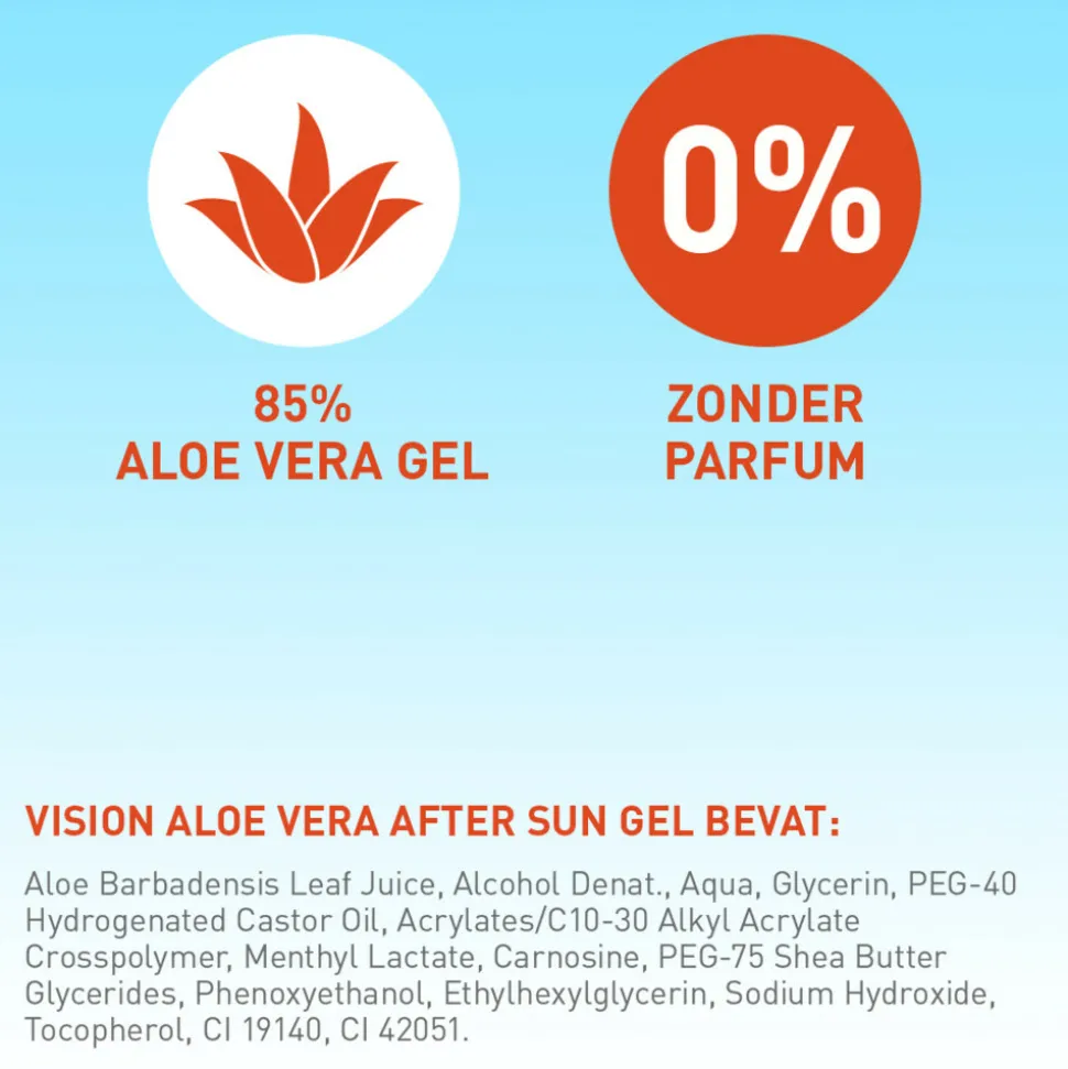 2x Vision Aftersun Gel Aloë Vera 200 ml
