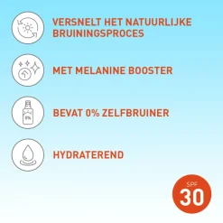2x Vision Zonnebrand Natural Bronze SPF 30 185 ml