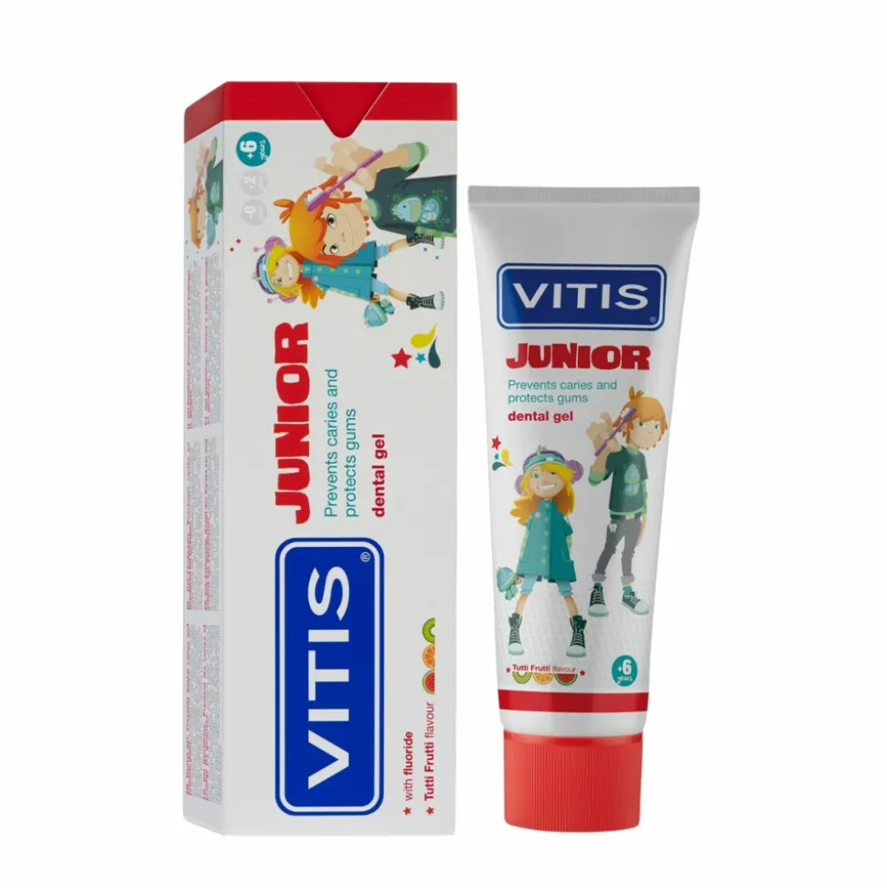 6x Vitis Tandpasta Junior 75 ml