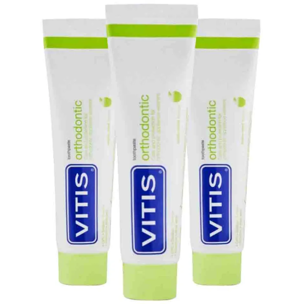 3x Vitis Tandpasta Orthodontic 75 ml