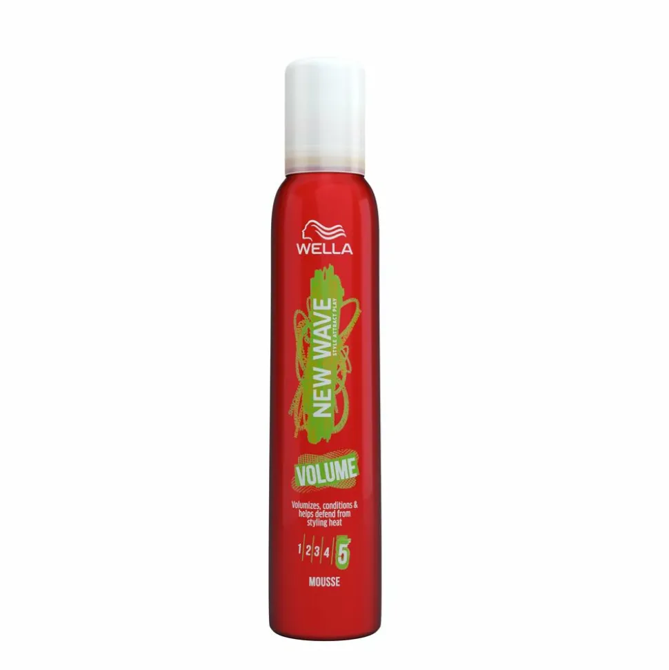 6x Wella New Wave Boost It Volume Mousse 200 ml