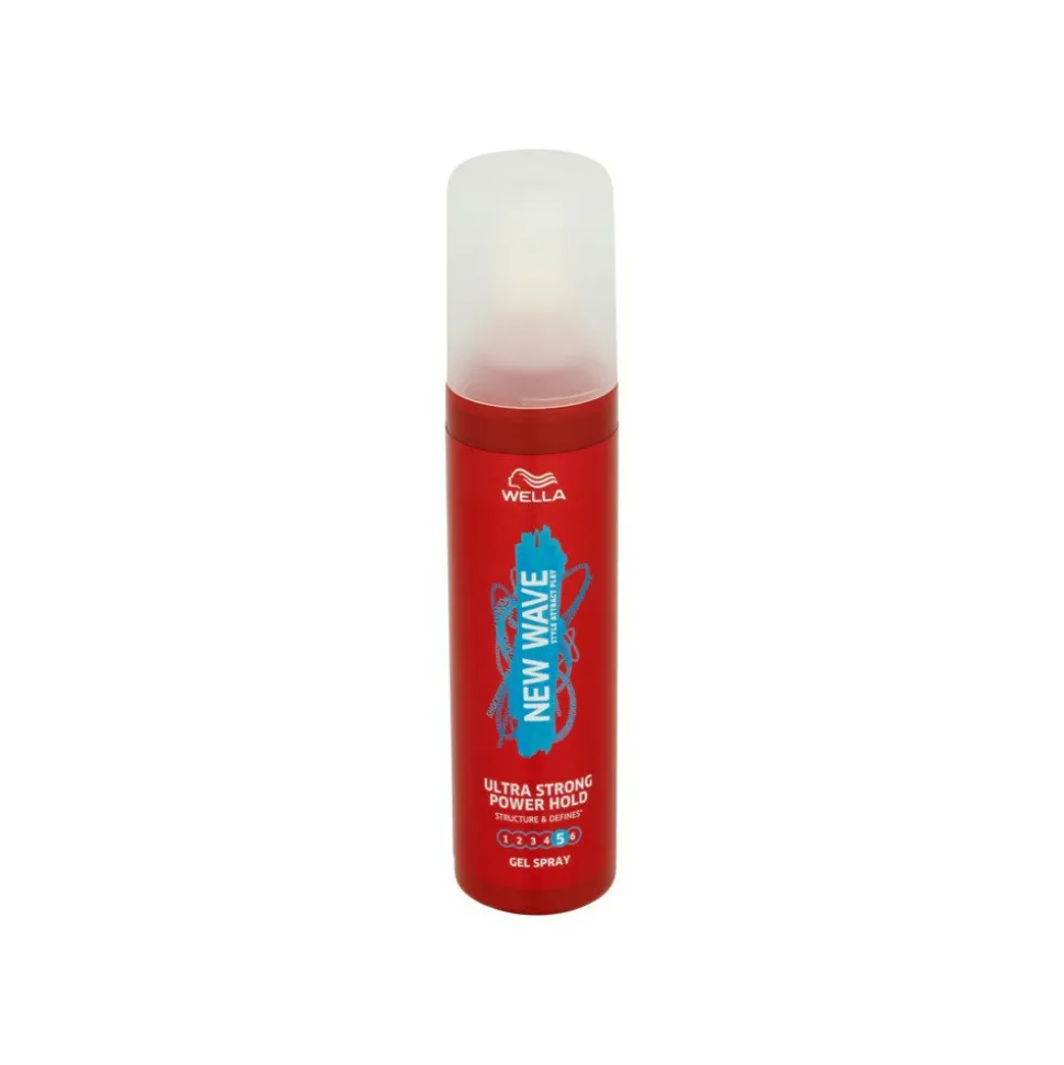 6x Wella New Wave Ultra Strong Power Hold Gel Spray 150 ml