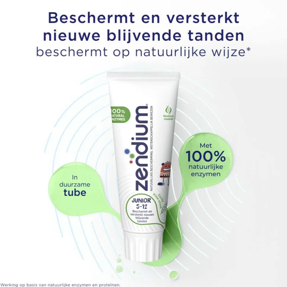 12x Zendium Tandpasta Junior 75 ml