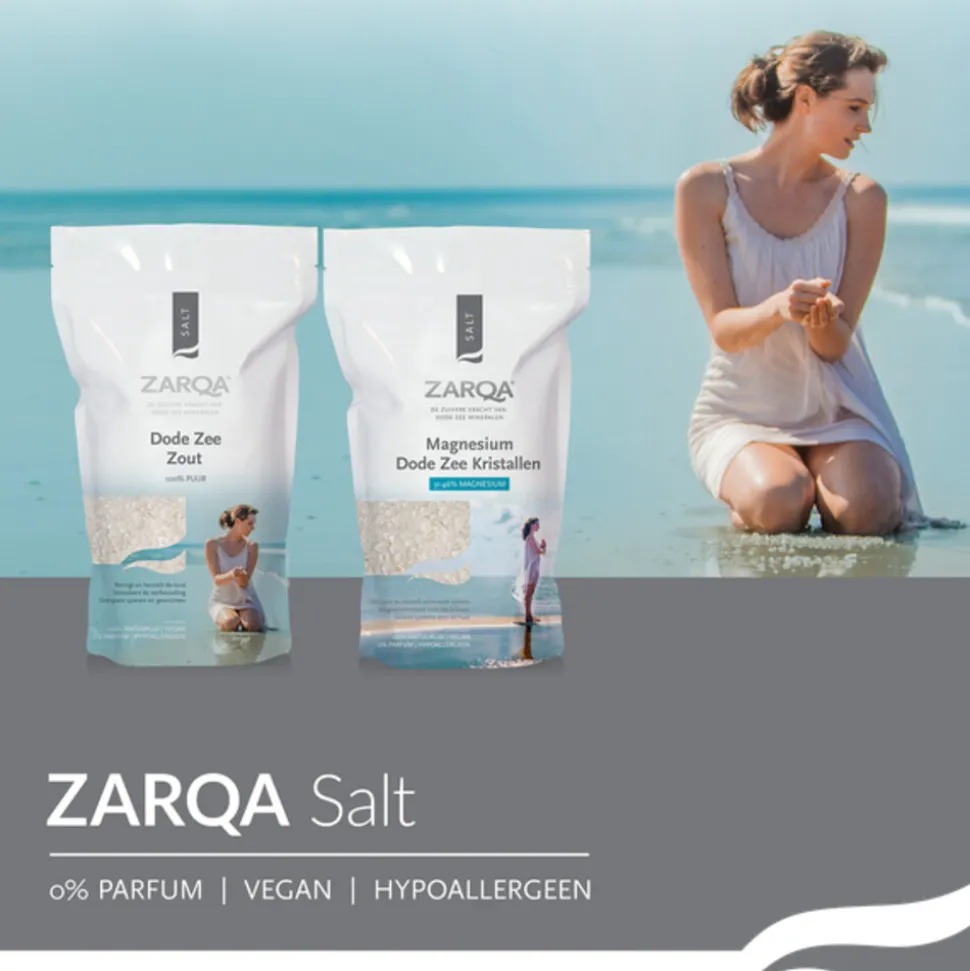 Zarqa 100% Dode Zeezout 5 kg