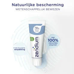 Zendium Tandpasta Fresh+White 75 ml