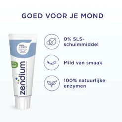 Zendium Tandpasta Fresh+White 75 ml