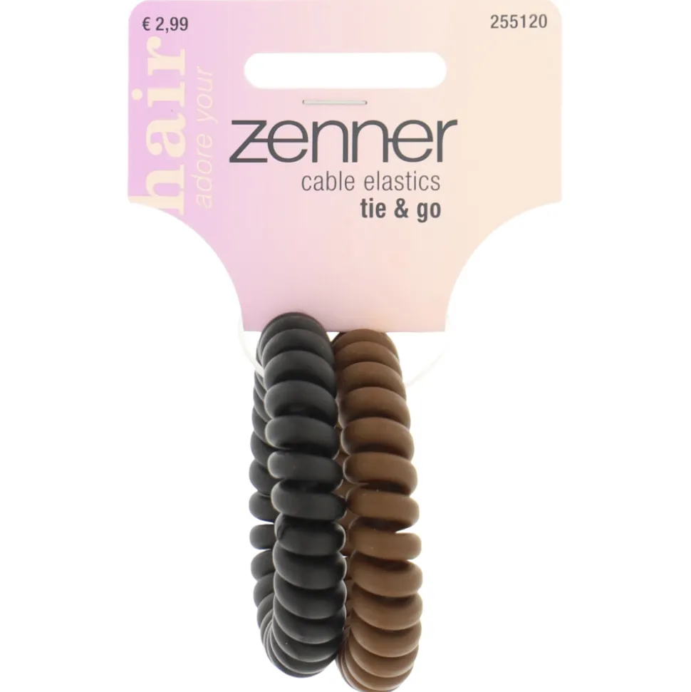 Zenner Cable Elastieken Bruin 2 stuks