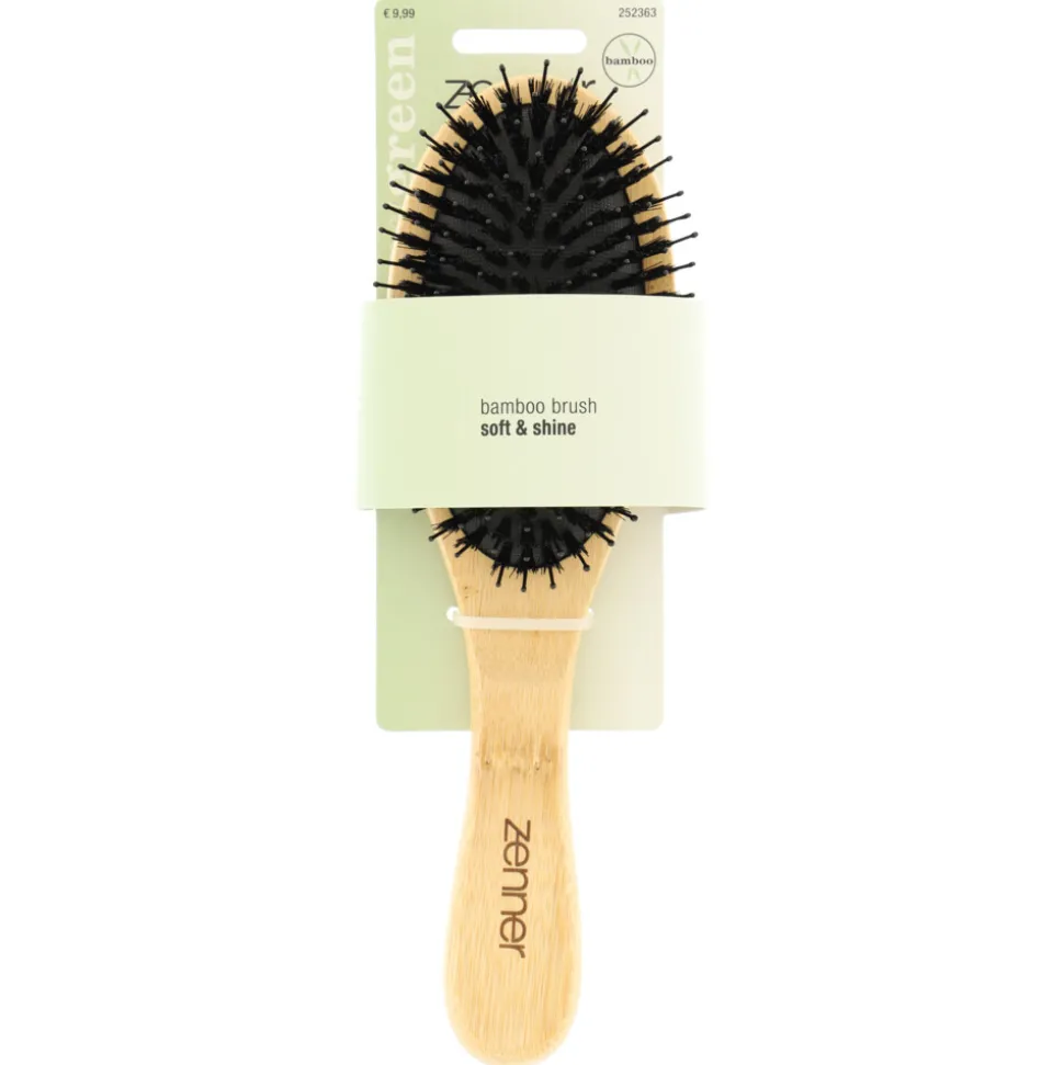 Zenner Haarborstel Bamboo Ovaal Mix Haar