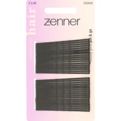 Zenner Schuifspeldjes Zwart, 5cm 36 stuks